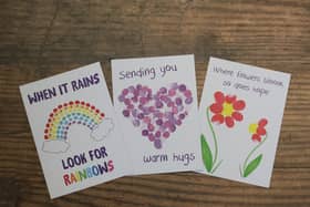 The exclusive ‘Kindness Cards’ have been designed by hospice patients.