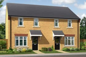 The three-bed Bamburgh is one of the properties available for purchase on the discount market scheme at The Brambles development in Retford.