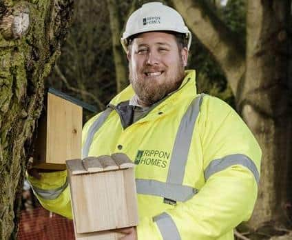 Bird boxes will be installed at The Edge in Worksop.