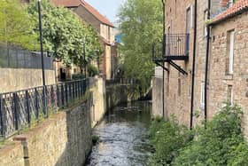 The River Maun in Mansfield town centre. (Photo by: Jon Ball/nationalworld.com)