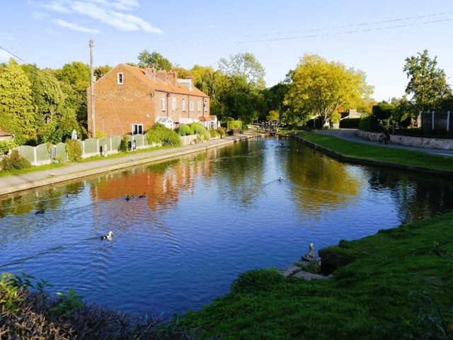 The stretch of Chesterfield Canal which runs past the £200,000 cottage. More idyllic surroundings it is hard to imagine.