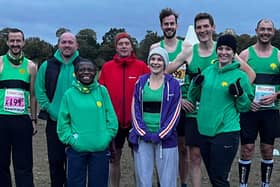 Worksop Harriers at Berry Hill Park on Saturday.