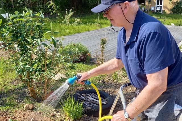 Kenneth Hall, 77, is getting back into gardening.