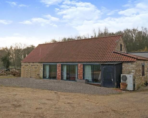 This magnificent, four-bedroom barn conversion, set in idyllic grounds at Lindrick Dale, Worksop, is on the market with estate agents Blundells, of Rotherham, for a guide price of £825,000 to £850,000.
