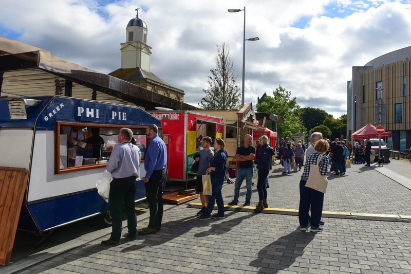 Food festival in South Shields Market Place