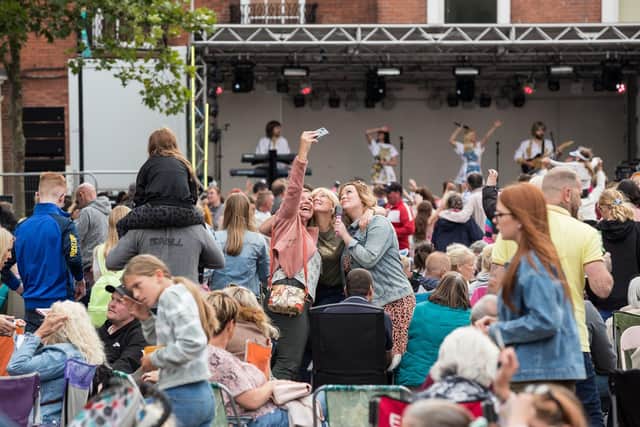 Retford's party in the square is returning on Sunday, August 28. Credit: Spike Photography