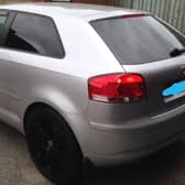 Derbyshire police say this is a vehicle similar to one which rammed one of their vehicles.