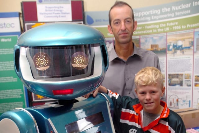 A 'meet the public day' at the Historic Quay in 2013 with Oscar the robot. Were you there?
