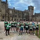 Worksop Harriers ready for the County 5k Championships at Newstead Abbey.