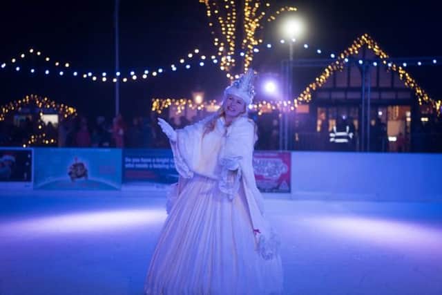 The Snow Queen will be welcoming shoppers to Retford on Thursday night.