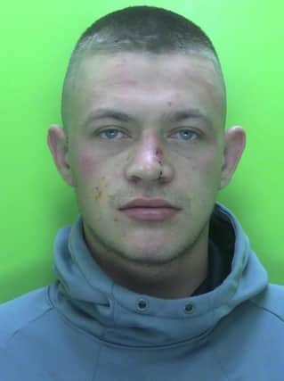 Joseph Joyce, 23, of Rochdale, Greater Manchester, has been jailed for a series of charges.
