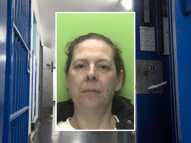 Amanda Cunningham, aged 46, of Darnhall Crescent, Nottingham, pleaded guilty to ten counts of theft and one count of breaching a Criminal Behaviour Order. She was jailed for two years. (Picture: Nottinghamshire Police.)