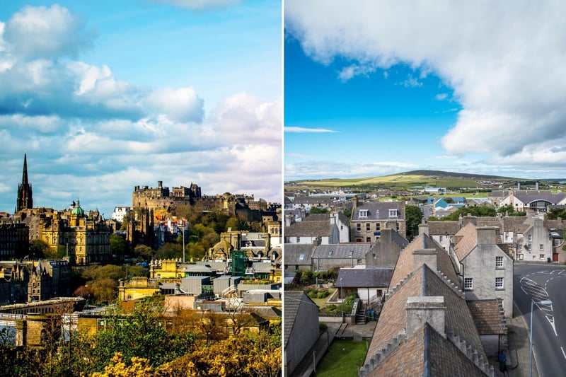 The best dog-friendly road trip is from the Capital to Kirkwall. It offers dog-friendly stops at Aberdeen and Inverness too.