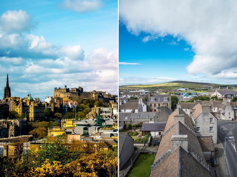 The best dog-friendly road trip is from the Capital to Kirkwall. It offers dog-friendly stops at Aberdeen and Inverness too.