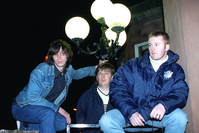 Rock Quest entrants Honeyrider - from left David Fyall, Andy Whyte and Fred Laird, 1997