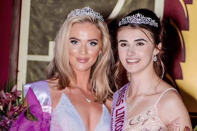 The recently crowned Miss Lincolnshire Mary Anna Jennings and Miss Yorkshire Chloe McEwan attached (pictures - Tim Fox Photography)
