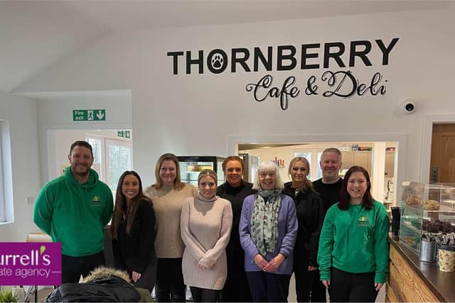 Burrell's Estate Agency has partnered up with Thornberry Animal Sanctuary by donating £50 per property sale over the next 12 months.