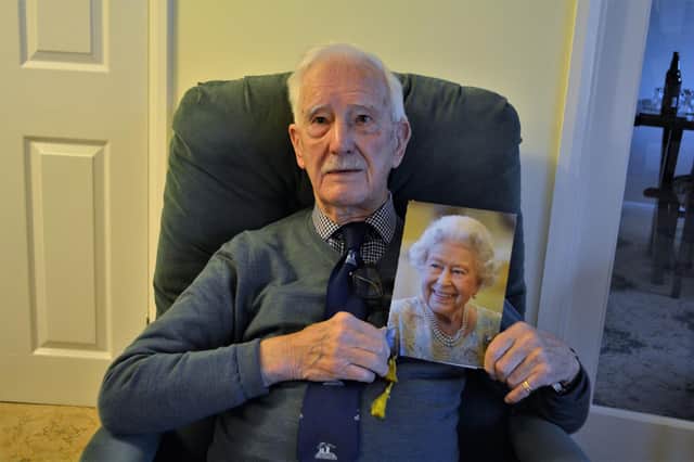 War veteran Eddie Humes, from Worksop, receives telegram from the Queen for his 100th birthday