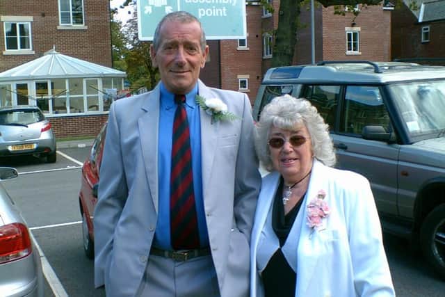 Brian Madden with his wife of 40 years, Shirley.