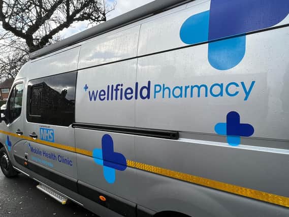 The mobile health clinic will be touring Worksop for flu and Covid-19 vaccinations as part of a trial.