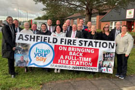 Ashfield Council members have backed plans for the return of whole-time cover at Ashfield Fire Station.