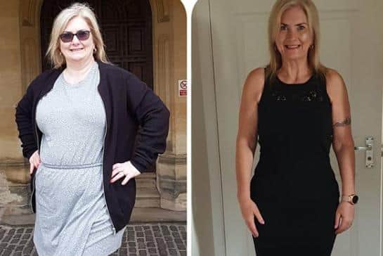 Andrea Dancer lost 5 stone 7 pounds in a year.