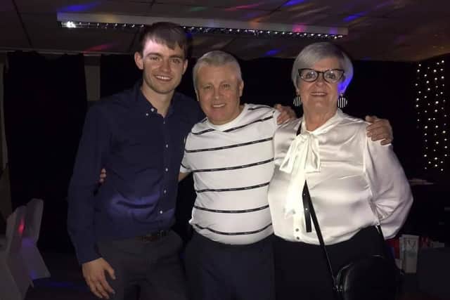 Sheffield Wednesday fan Sam Fisher, who tragically died in Australia, aged just 29, with his mum Gill and dad Stewart