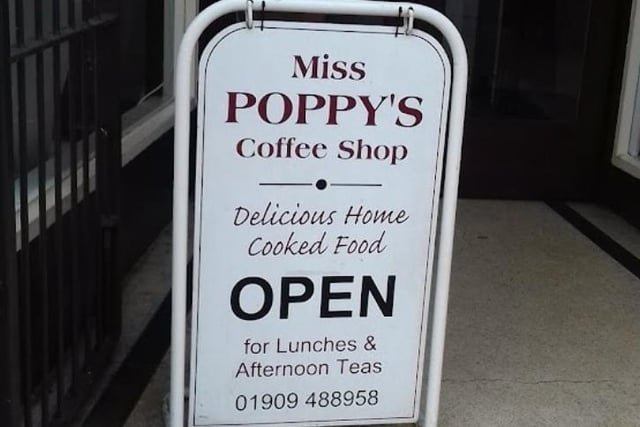 Miss Poppy's Coffee Shop, based inside Eyres on Park Street, is rated 4.5 out of 5, based on 55 TripAdvisor reviews. The cafe offers freshly baked cakes and scones, as well as salads, quiches, sandwiches and more.
