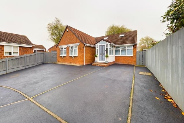 As we say farewell to the £425,000 Shireoaks property, here is a final shot of the frontage, which underlines that there is off-street parking space for three cars.