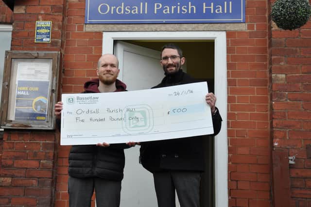 Ordsall Parish Hall has received a grant of £500 from a local councillor that will help to improve facilities used by the wider community and local charities.