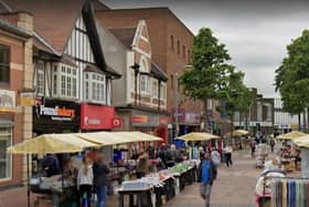 Areas like Worksop town centre will be improved with the funding. Photo: Google