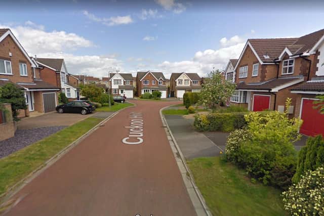 The incident happened in Cuckoo Holt, in Worksop. Picture: Google.