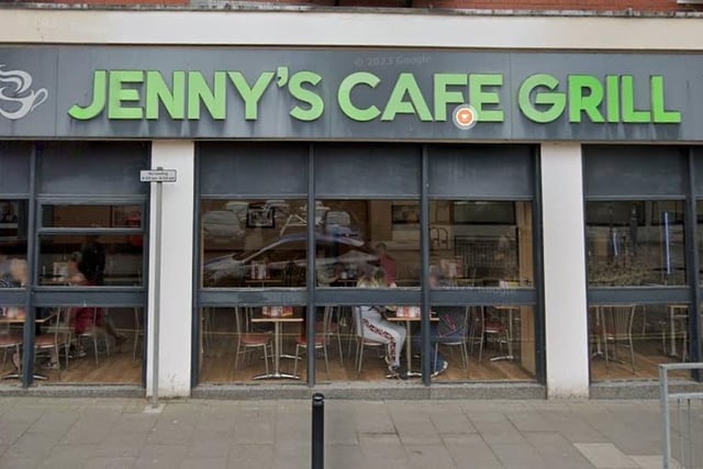 Jennys Cafe & Grill on Central Avenue, Worksop.