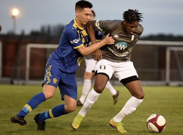 Manasse Kianga is ready to go after joining Worksop Town.