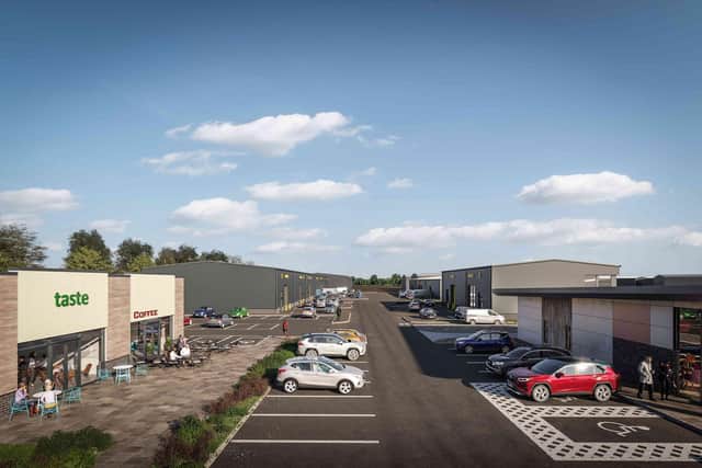 An artist's impression of the new depot.