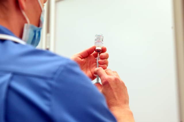 More than two-thirds of people in Bassetlaw have received their first dose of a Covid-19 vaccine.  (Photo by Steve Parsons - WPA Pool/Getty Images)