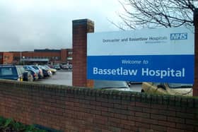 The number of patients being treated for Covid at Bassetlaw Hospital has fallen