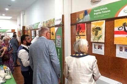 Launch of the Stories of Hope exhibition.
