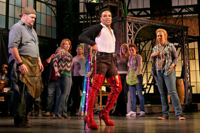 'Kinky Boots' is a smash-hit musical that has been wowing audiences across the globe -- from London's West End to Broadway in the States. Now a production of it is showing at Mansfield's Palace Theatre for a five-night run,that continues tomorrow (Thursday), Friday, Saturday and Sunday (7.15 pm). It tells the vibrant and uplifting story of a struggling shoe-factory owner who finds an unlikely saviour in the form of a fabulous drag queen. Together, they embark on a journey to create high-heeled boots for men, defying societal norms and challenging prejudices. With catchy music and lyrics by Cyndi Lauper, it is heartwarming fun.