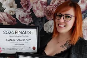 Kamila Konopniak owner of Candy Nails by Kam has been shortlisted for two UK Hair and Beauty Awards