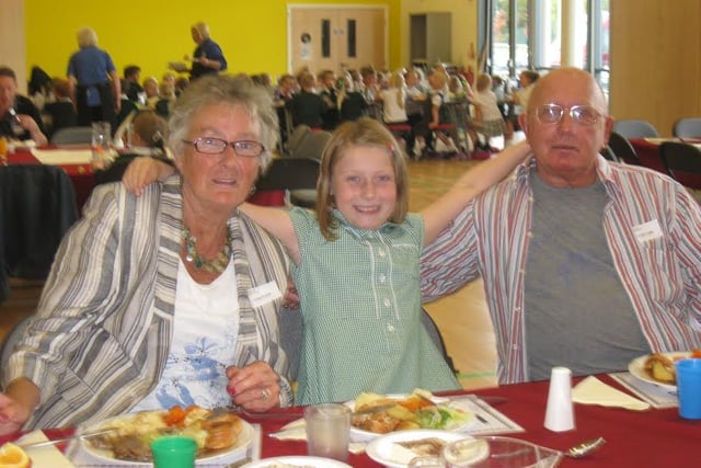 Ryton Park pupils invited their grandparents to school for lunch as part of Grandparents Day in 2014