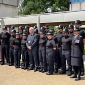 Nottinghamshire Police's latest batch of new recruits at their passing out parade
