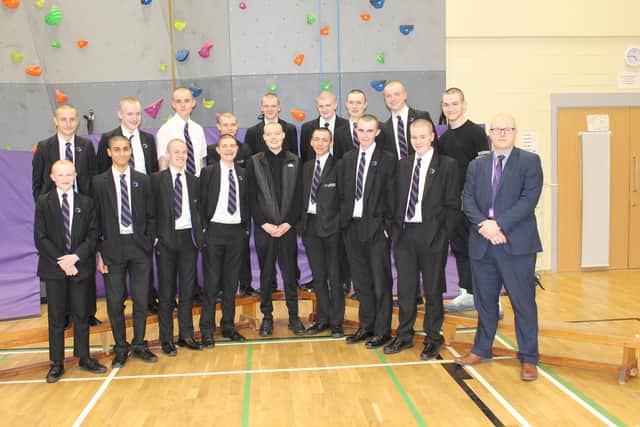 Staff and pupils at Outwood Academy Valley have taken part in a charity head shave.