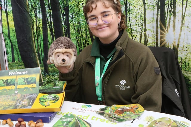Alana Thornton, of the Woodland Trust, set out to teach the importance of woodland conservation.