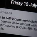 More than 1,500 people in Bassetlaw were contacted by the NHS Covid-19 app and told to isolate in the latest week, figures reveal.