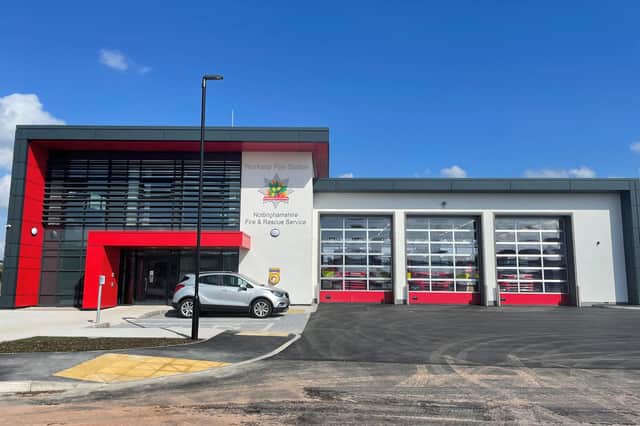 Worksop's fire station is now located at the Vesuvius development off Sandy Lane.