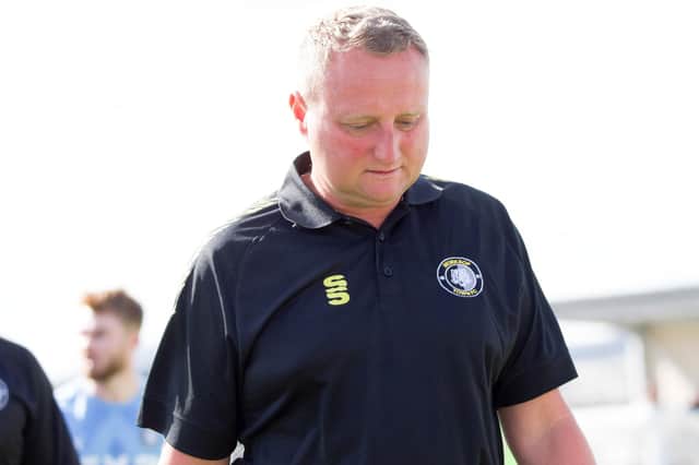 Craig Parry was unhappy with time-wasting tactics in the friendly defeat to Harborough Town.