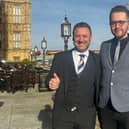 Brendan Clarke-Smith welcomed James Clarke to Parliament, in recognition of his tireless fundraising efforts for Retina UK over the last few years.