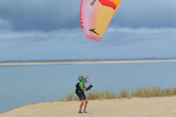 Paragliding at the Dune du Pilat