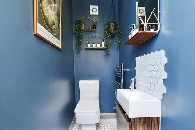 Even the downstairs cloakroom or toilet is beautifully decorated and presented at the immaculate North Anston house. It comprises a WC, hand wash basin within a vanity unit, heated towel-rail, tiled floor and spotlights to the ceiling.